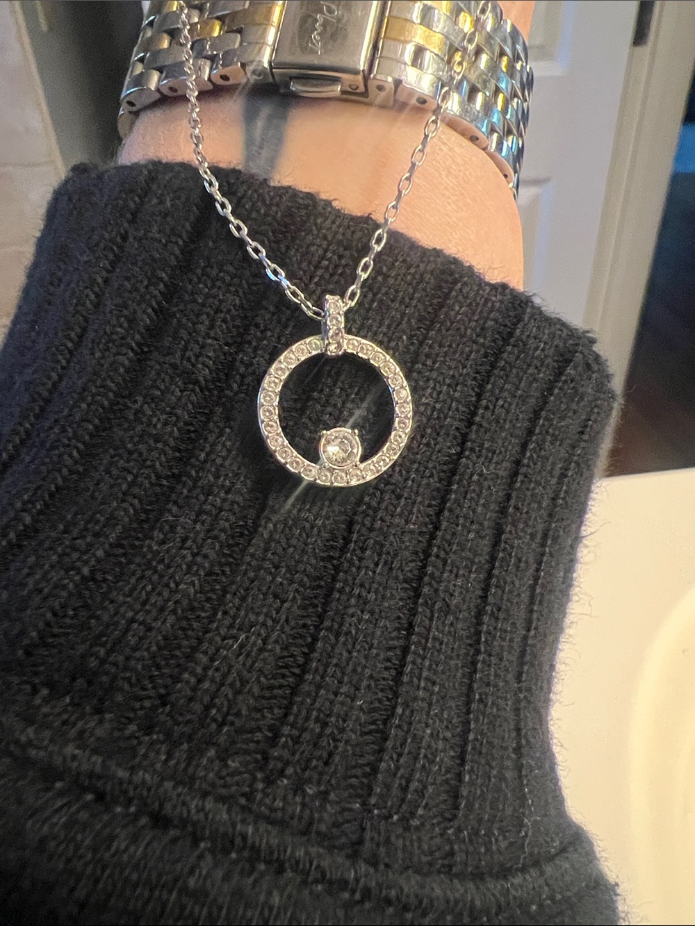 SWAROVSKI~creativity circle~PENDANT NECKLACE